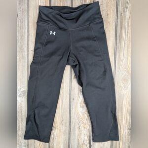 Under Armour Compression Tights Leggings Size XS Black 3/4 Length